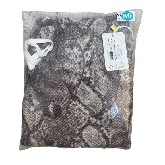 PJ Salvage SNAKE BITE FEATHER KNIT JOGGER Style #RZSBP Cocoa Large L - Picture 6 of 6